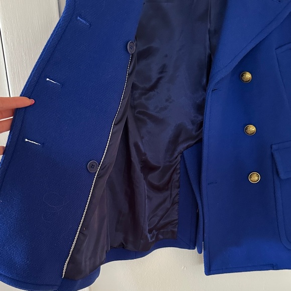 J. Crew Blue Peacoat with Gold Buttons - Picture 5 of 5